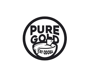 PURE GOLD BY QDOBA logo