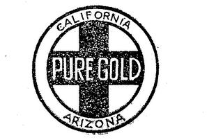 PURE GOLD CALIFORNIA ARIZONA logo