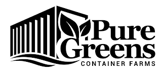 PURE GREENS CONTAINER FARMS logo