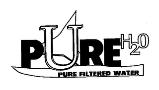 PURE H2O PURE FILTERED WATER logo