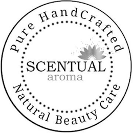 PURE HANDCRAFTED SCENTUAL AROMA NATURALBEAUTY CARE logo