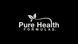 PURE HEALTH F O R M U L A S LLC logo