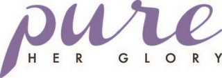 PURE HER GLORY logo