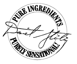 PURE INGREDIENTS PURELY SENSATIONAL! DANIEL STIRLING logo