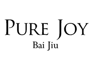PURE JOY BAI JIU logo
