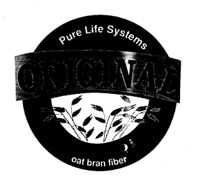 PURE LIFE SYSTEMS ORIGINAL COOKIE DIET OAT BRAN FIBER logo