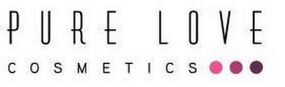 PURE LOVE COSMETICS logo