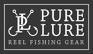 PURE LURE REEL FISHING GEAR PL logo