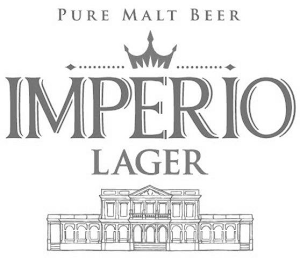 PURE MALT BEER IMPERIO LAGER logo