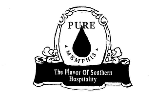 PURE MEMPHIS THE FLAVOR OF SOUTHERN HOSPITALITY logo