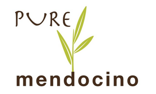 PURE MENDOCINO logo
