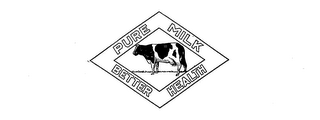 PURE MILK BETTER HEALTH logo