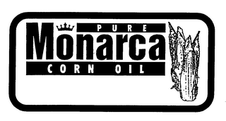 PURE MONARCA CORN OIL logo