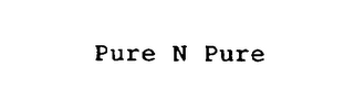 PURE N PURE logo