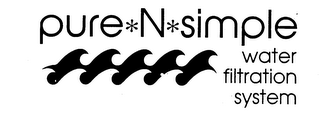 PURE N SIMPLE WATER FILTRATION SYSTEM logo