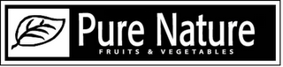 PURE NATURE FRUITS & VEGETABLES logo