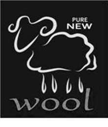 PURE NEW WOOL logo