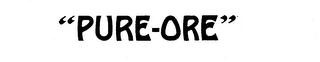 "PURE-ORE" logo