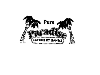 PURE PARADISE FAT FREE ITALIAN ICE logo