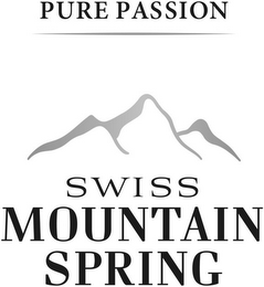 PURE PASSION SWISS MOUNTAIN SPRING logo