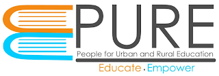 PURE PEOPLE FOR URBAN AND RURAL EDUCATION EDUCATE.EMPOWER logo