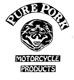 PURE PORK MOTORCYCLE PRODUCTS logo