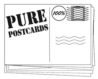 PURE POSTCARDS 100% logo