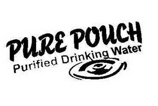 PURE POUCH PURIFIED DRINKING WATER logo