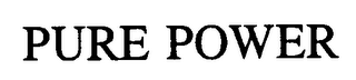 PURE POWER logo