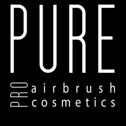 PURE PRO AIRBRUSH COSMETICS logo
