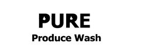 PURE PRODUCE WASH logo