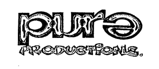 PURE PRODUCTIONS. logo