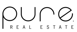PURE. REAL ESTATE logo