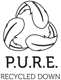 P.U.R.E. RECYCLED DOWN logo