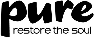 PURE RESTORE THE SOUL logo