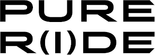 PURE R(I)DE logo