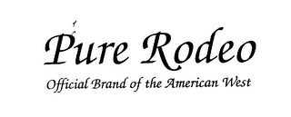 PURE RODEO logo