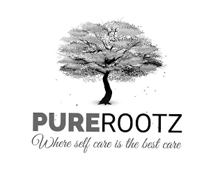 PURE ROOTZ WHERE SELF CARE IS THE BEST CARE logo
