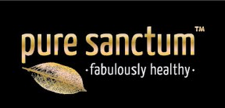 PURE SANCTUM  · FABULOUSLY HEALTHY· logo