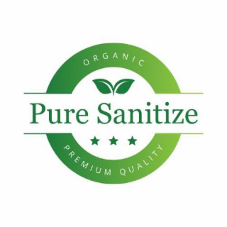 PURE SANITIZE ORGANIC PREMIUM QUALITY logo