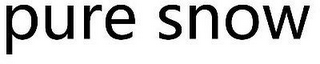 PURE SNOW logo