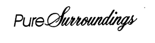 PURE SURROUNDINGS logo
