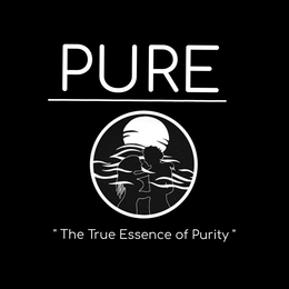 PURE "THE TRUE ESSENCE OF PURITY" logo