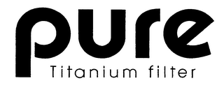 PURE TITANIUM FILTER logo