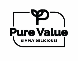 PURE VALUE SIMPLY DELICIOUS! logo
