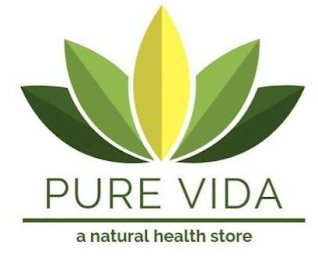 PURE VIDA A NATURAL HEALTH STORE logo