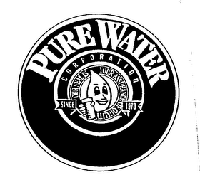 PURE WATER CORPORATION OUR SEAL IS YOUR ASSURANCE OF QUALITY SINCE 1970 logo