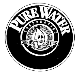 PURE WATER CORPORATION OUR SEAL IS YOUR ASSURANCE OF QUALITY SINCE 1970 logo