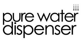 PURE WATER DISPENSER logo