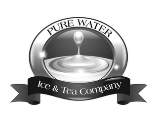PURE WATER ICE & TEA COMPANY logo